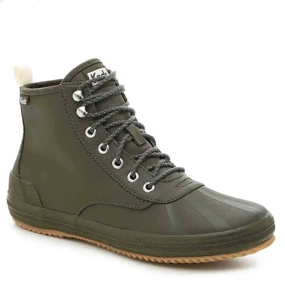 Keds Green Scout Splash Water Resistant Boots Canvas Insulated Women's 7M B14B - Picture 1 of 10